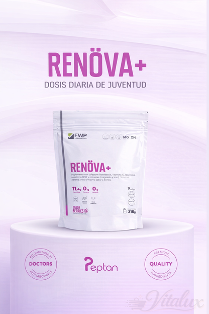 COLÁGENO RENÖVA +,Doblementehidrolizado 11.4g